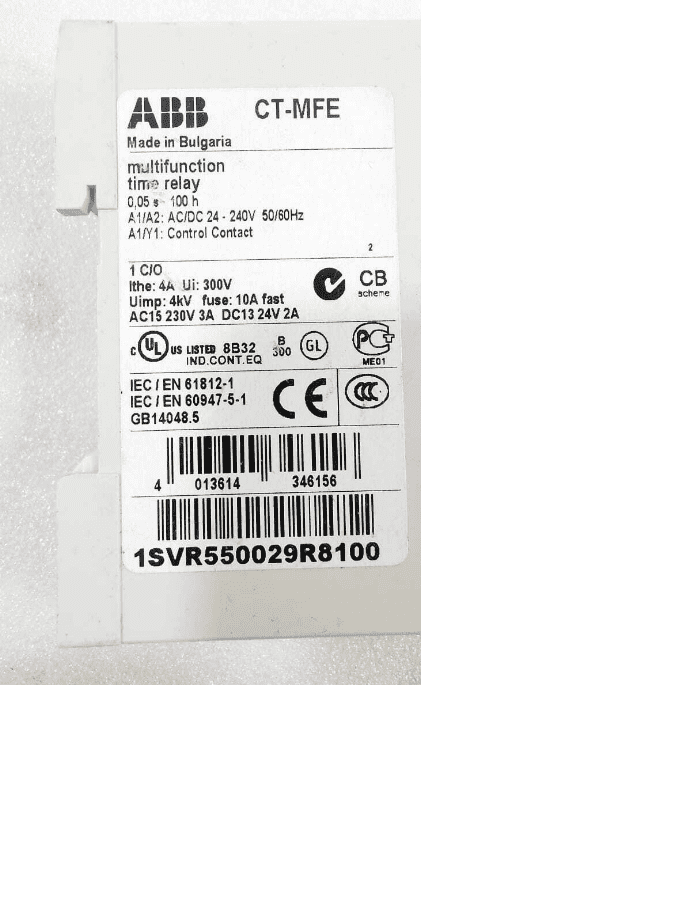 ABB CT-MFE 1SVR550029R8100 ABB CT-MFE 1SVR550029R8100