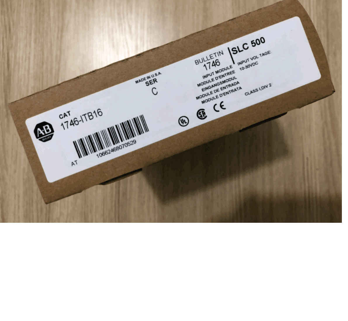 Allen Bradley 1746-ITB16 Ser C SLC 500 Allen Bradley 1746-ITB16 Ser C SLC 500