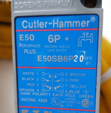 Cutler Hammer E50DR19 + E50SB6P20
