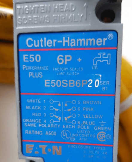Cutler Hammer E50DR19 + E50SB6P20 Cutler Hammer E50DR19 + E50SB6P20