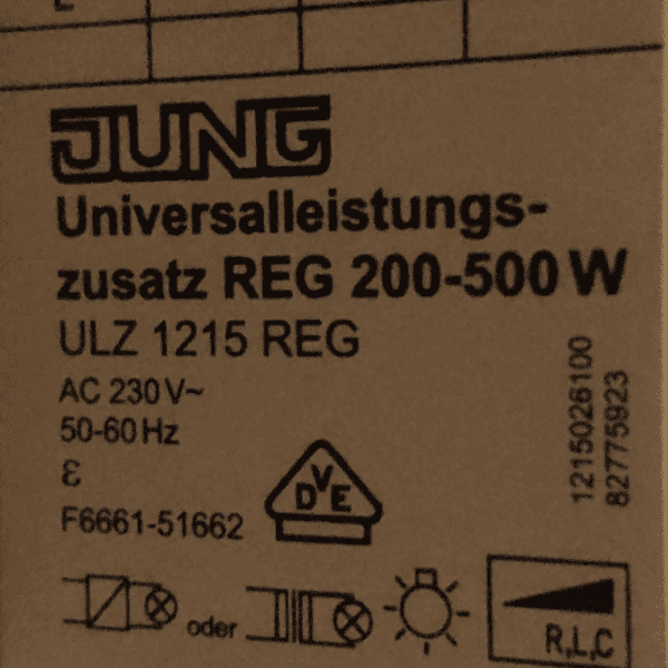 Jung 1215 REG усилитель диммера