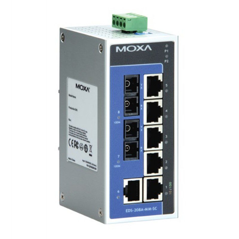 Moxa EDS 208A-MM-SC Moxa EDS 208A-MM-SC