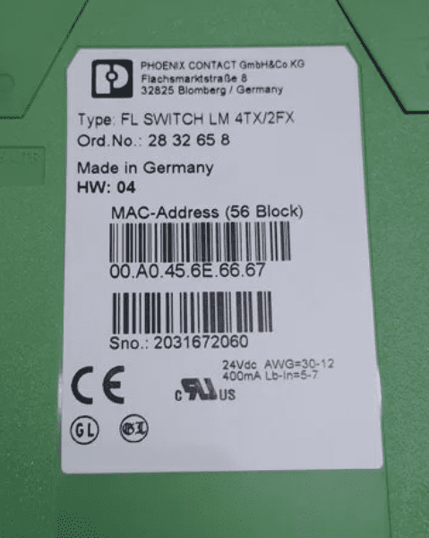 Phoenix Contact FL SWITCH LM 4TX/2FX 2832658