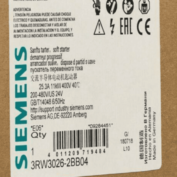 Siemens 3RW3026-2BB04