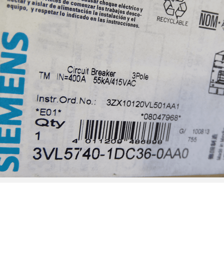 Siemens 3VL5740-1DC36-0AA0 Siemens 3VL5740-1DC36-0AA0