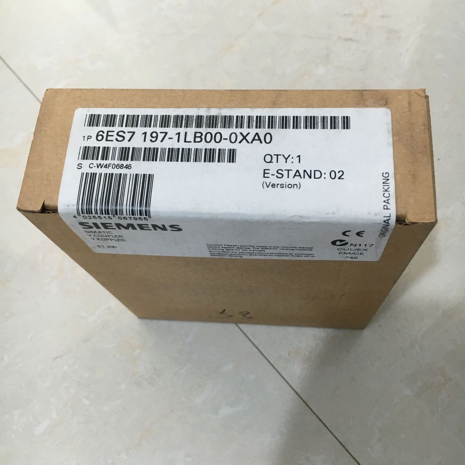Siemens 6ES7197-1LB00-0XA0 Siemens 6ES7197-1LB00-0XA0