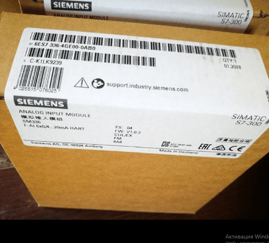 Siemens 6ES7336-4GE00-0AB0 Siemens 6ES7336-4GE00-0AB0