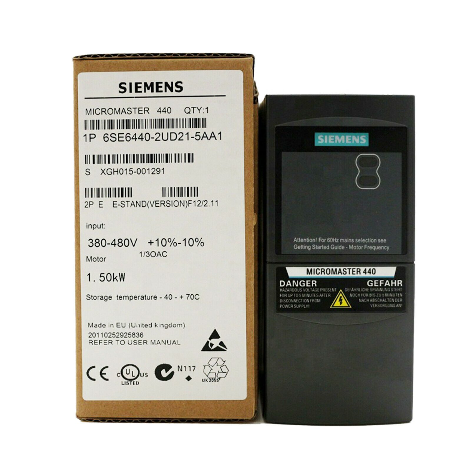 Siemens 6SE6440-2UD21-5AA1 Siemens 6SE6440-2UD21-5AA1