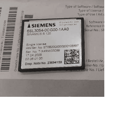 Siemens 6SL3054-0CG00-1AA0