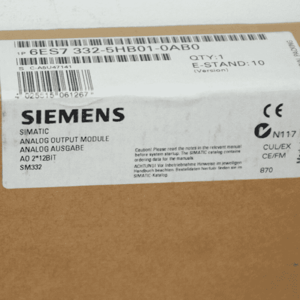 Siemens 6es7332-5hb01-0ab0