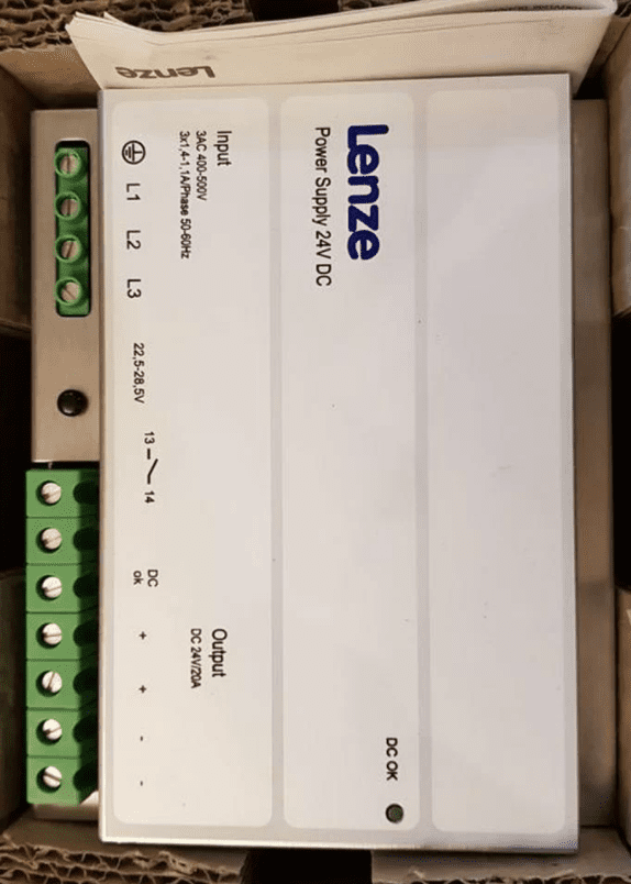 Блок питания LENZE EZV4800-001 400AC - 20A Блок питания LENZE EZV4800-001 400AC - 20A