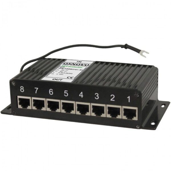 Грозозащита Osnovo SP-IP8/1000(ver2) (8 port RJ-45)