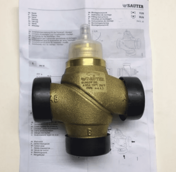 Трехходовой регулирующий клапан Sauter BUN020F300(Dn=20