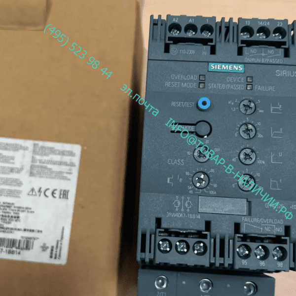 Устройство плавного пуска Siemens 3RW4047-1BB14